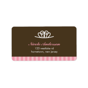 Ballerina Labels Adressetikett
