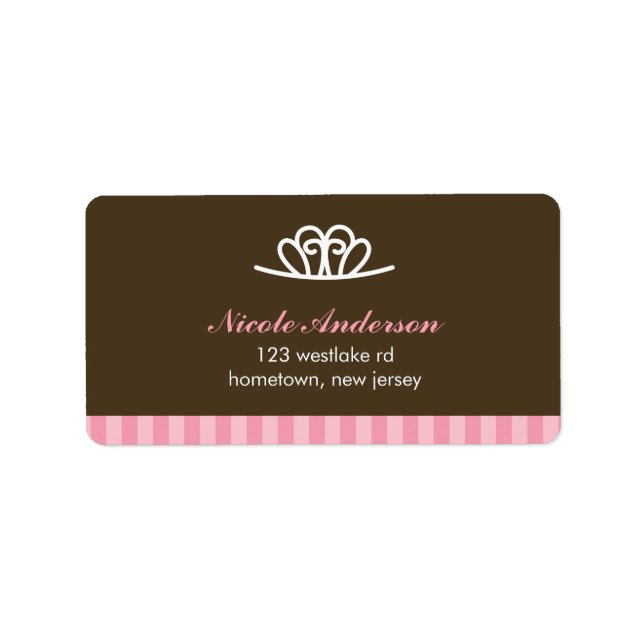 Ballerina Labels Adressetikett (Framsidan)