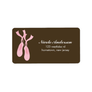 Ballerina Labels Adressetikett