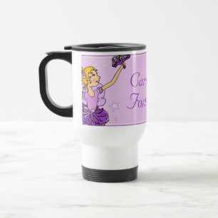 Ballerina lila golden girl ballet class mugg