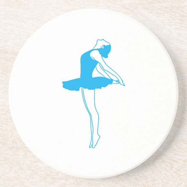 Ballerina Line Art Underlägg (Framsidan)