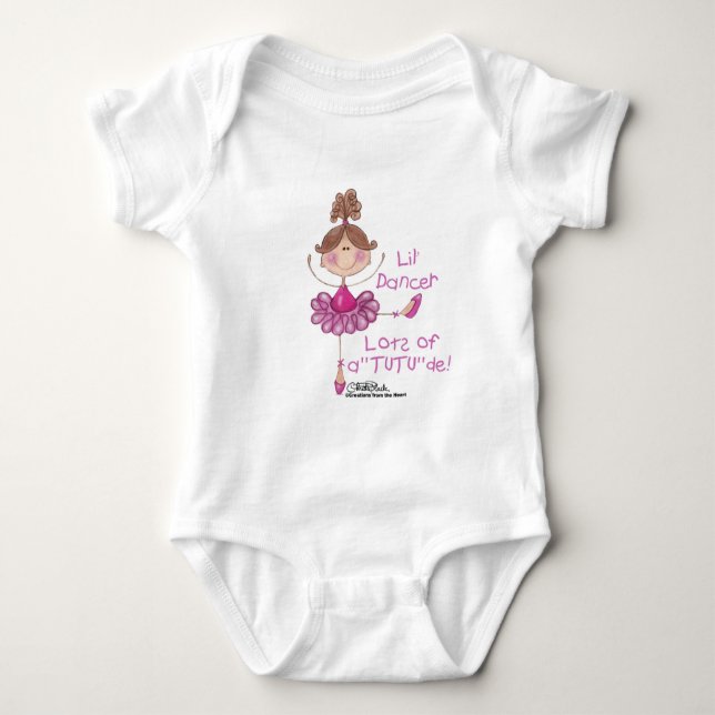 Ballerina med ATUTUde T Shirt (Framsida)