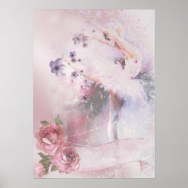 Ballerina med Ro och Violes Poster