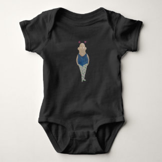 Ballerina med rosa stjärnor t shirt