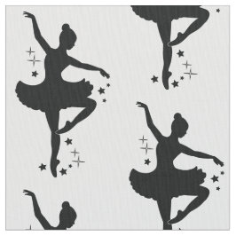 Ballerina med stjärnor i Silhouette Tyg