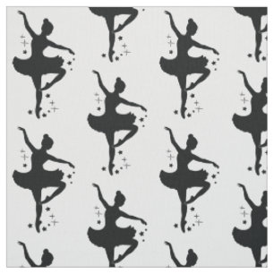 Ballerina med stjärnor i Silhouette Tyg