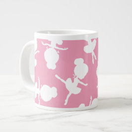Ballerina Mönster, Ballet Girls, Ballet Dance Jumbo Mugg