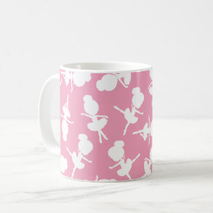Ballerina Mönster, Ballet Girls, Ballet Dance Kaffemugg