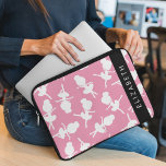 Ballerina Mönster, Ballet Girls, Dance, ditt namn Laptop Fodral<br><div class="desc">Cute,  roligt och mönster med ballerinas. Modern och trendig,  perfekt för baletten älskare i ditt liv. Anpassa genom att lägga till namn,  smeknamn,  monogram eller initialer.</div>