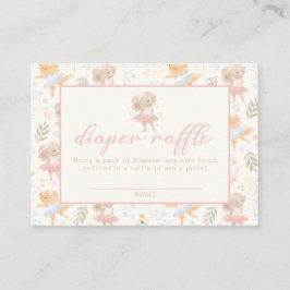 Ballerina Mouse Tutu Exceptionellt dykregn Tilläggskort