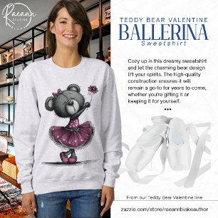 Ballerina Nallebjörn Valentine-skjorta T Shirt