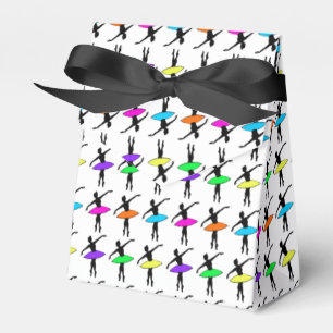 Ballerina Neon Ballet Dancers Dance Födelsedagsfes Presentaskar