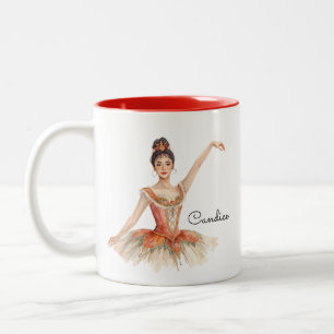 Ballerina Nutcracker Två-Tonad Mugg