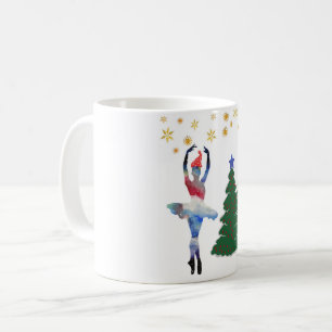 Ballerina nyår Vit 325 ml Klassiskt Vit Mugg
