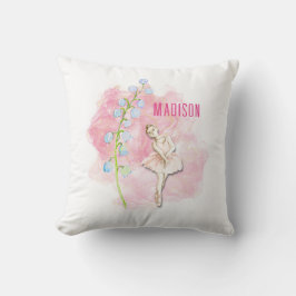 Ballerina och Lily i Valley-Blommigten om Rosa Kudde