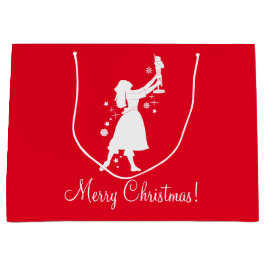 Ballerina och nötknäppare på jul