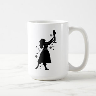 Ballerina och nötknäppare på jul kaffemugg
