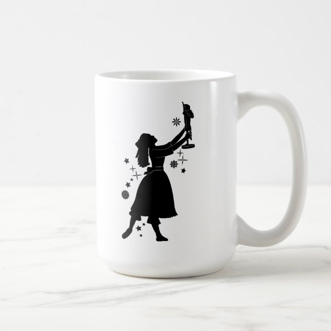 Ballerina och nötknäppare på jul kaffemugg (Höger)