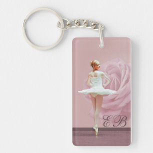 Ballerina och ro skräddarsy Monogram
