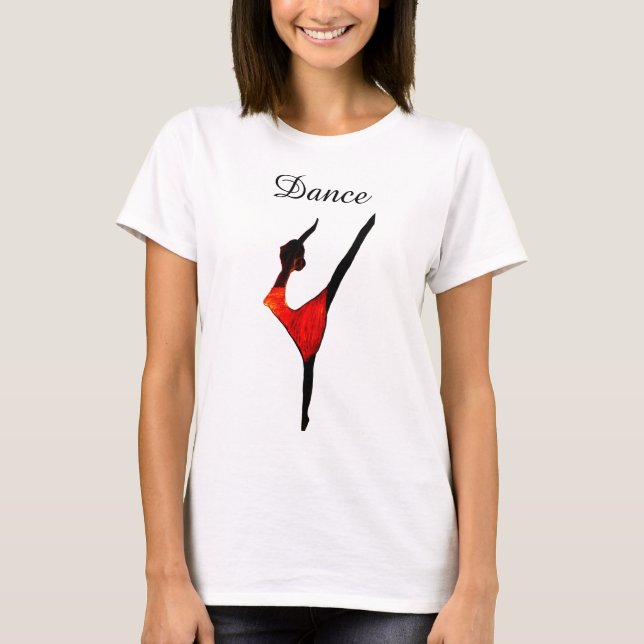BALLERINA överst T Shirt (Framsida)