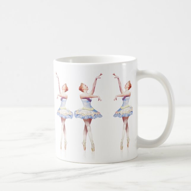 Ballerina på Pointe Mugg (Höger)