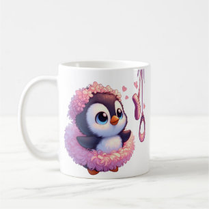 Ballerina Penguin Dreams Kaffemugg