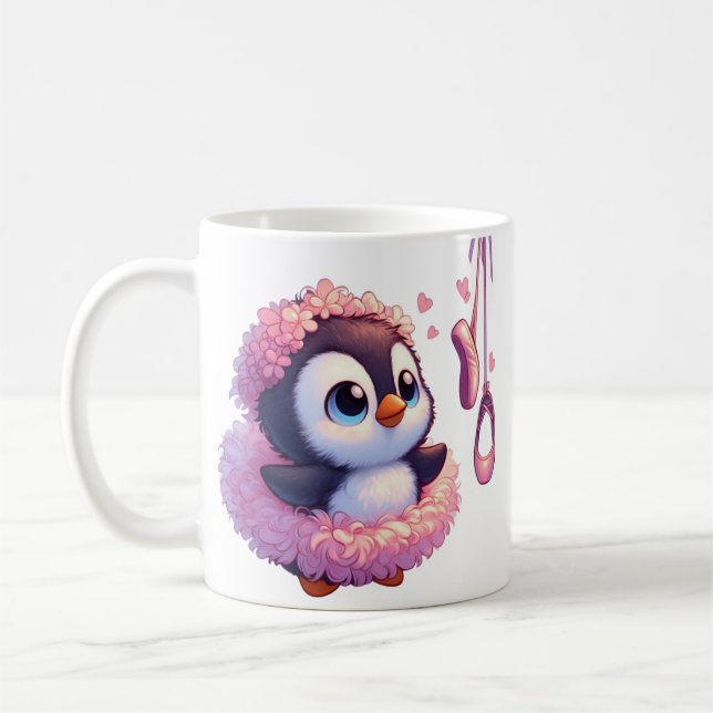 Ballerina Penguin Dreams Kaffemugg (Vänster)