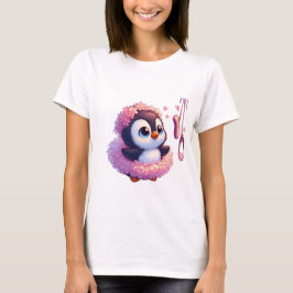 Ballerina Penguin Dreams T Shirt