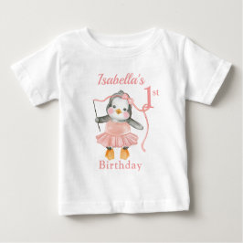 Ballerina Penguins Rosa T Shirt