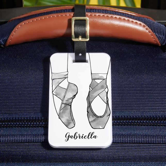Ballerina Personlig Ballet Bagagebricka (Framsida Insitu 2)