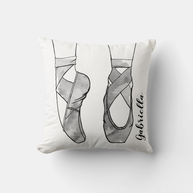 Ballerina Personlig Ballet Kudde (Framsida)