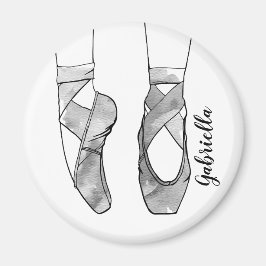 Ballerina Personlig Ballet Magnet
