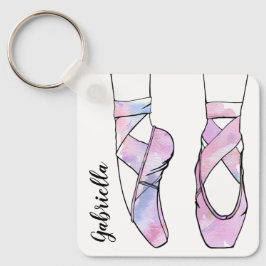 Ballerina Personlig Ballet Nyckelring