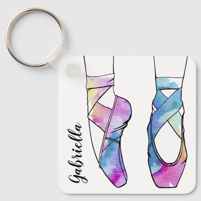 Ballerina Personlig Ballet Nyckelring (Framsida)