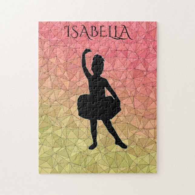 Ballerina personlig puzzle. pussel (Vertikal)