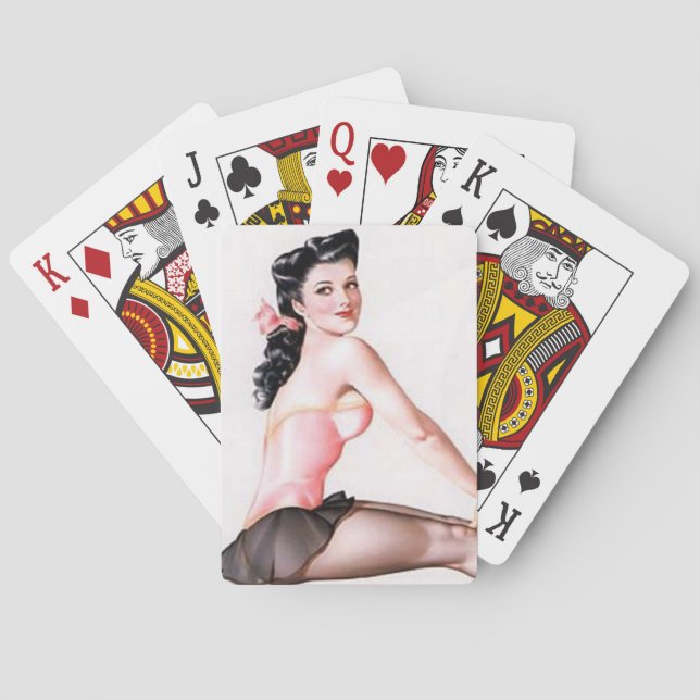 Ballerina Pin Up Casinokort (Baksidan)