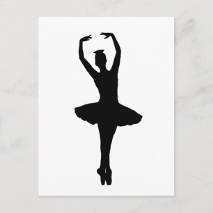 BALLERINA PIROUETTE EN POINTE (Ballet Dancer) ~ Vykort