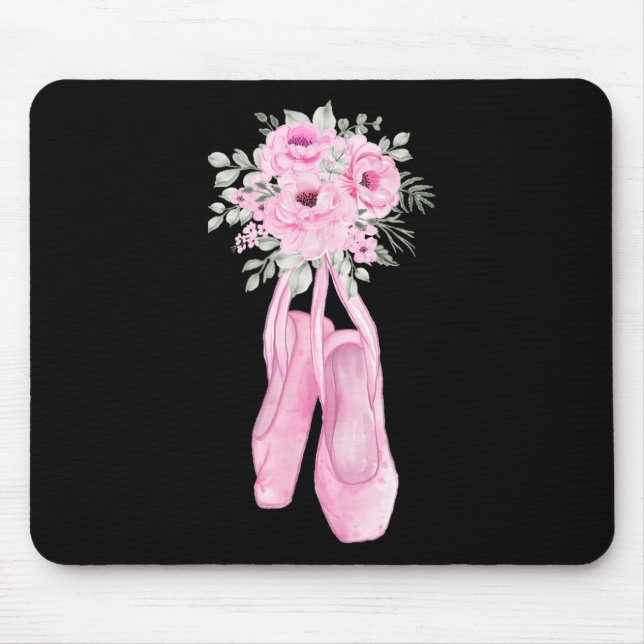 Ballerina Pointe Shoes Flowers Ballet Dancer Sprin Musmatta (Framsidan)