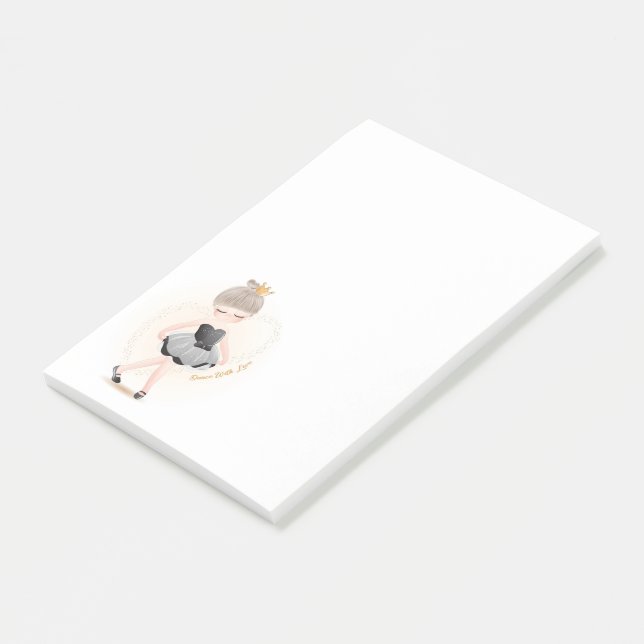 Ballerina Post-it Notes Block (Vinklad)