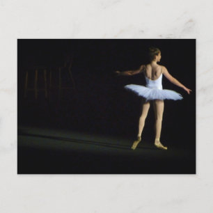 Ballerina Postcard - liggande Vykort