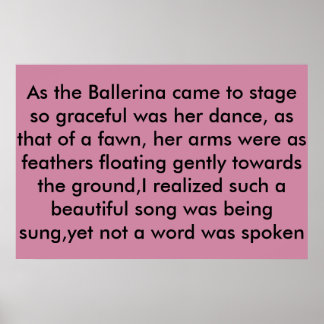 ballerina poster