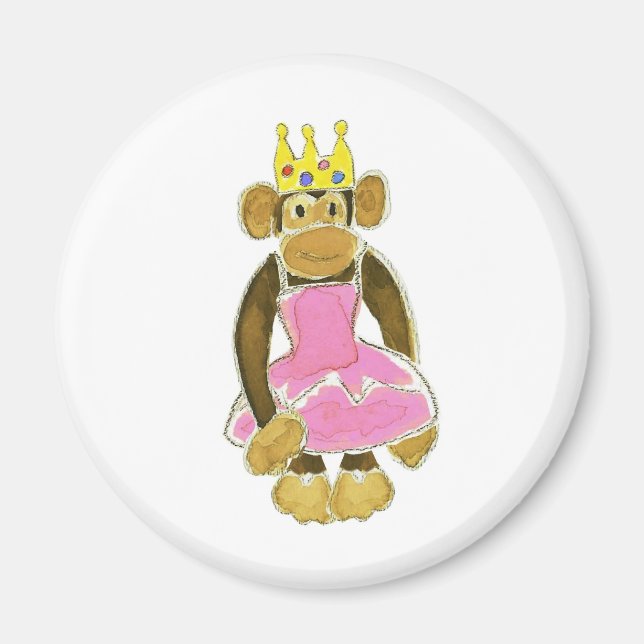 Ballerina Princess Monkey Magnet (Framsidan)
