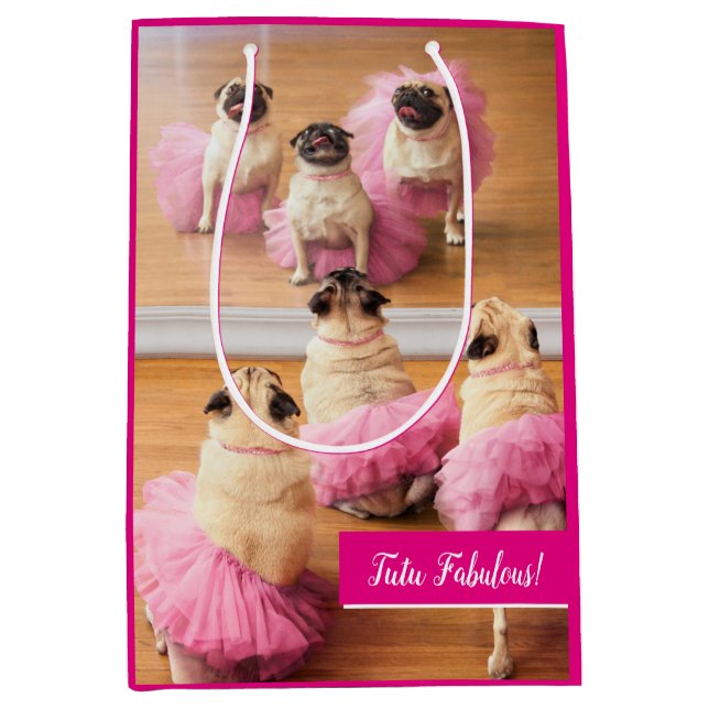 Ballerina Pugs i Tutus (Framsidan)