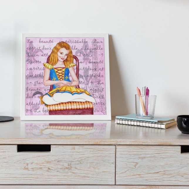 Ballerina Quiet Spirit Scripture Poster (Skapare uppladdad)