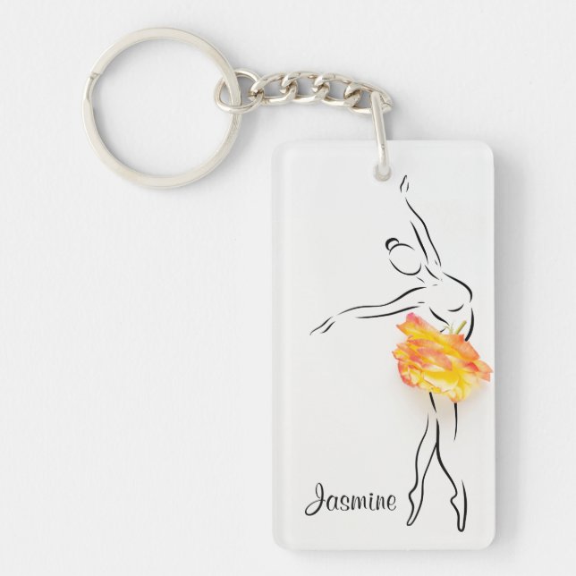 Ballerina Ro Ballet Dancer Personlig Namn (Framsidan)