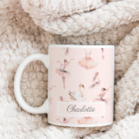 Ballerina Rosa Ballet Shoes Personlig Namn