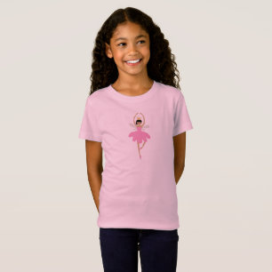 Ballerina Rosa Nutcracker Ballet Dancer Girl T-Sh T Shirt