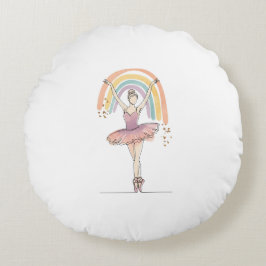ballerina rund kudde