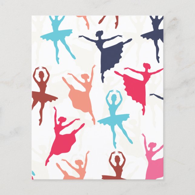 Ballerina Scrapbook Papper (Framsida)
