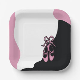 Ballerina Shoes, 7-tums Pappra plattor i kvadrat